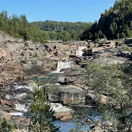 With Sauna And Waterfall In Sirdalen *